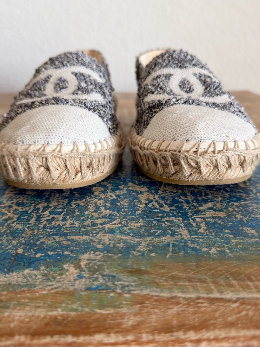 CHANEL Espadrilles Tweed & Sequin - Picture 6 of 12